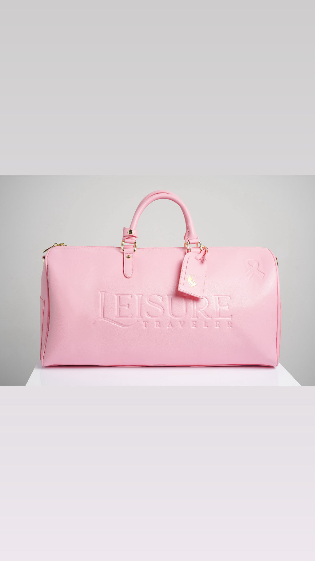 Breast Cancer Leisure Traveler Duffle Bag (Pink)