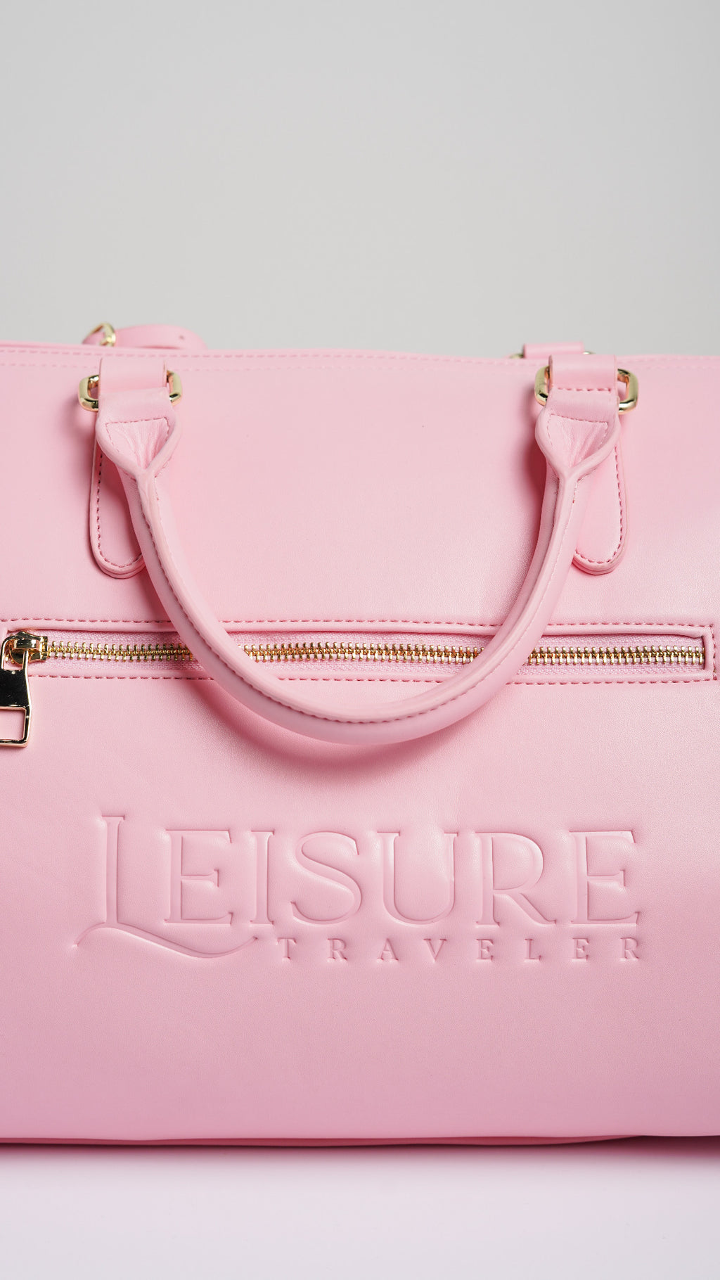 Breast Cancer Leisure Traveler Duffle Bag (Pink)
